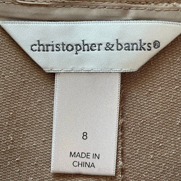 Christopher & Banks Corduroy A-line Midi Skirt Paisley Size 8 Western Boho Fall - Picture 7 of 9